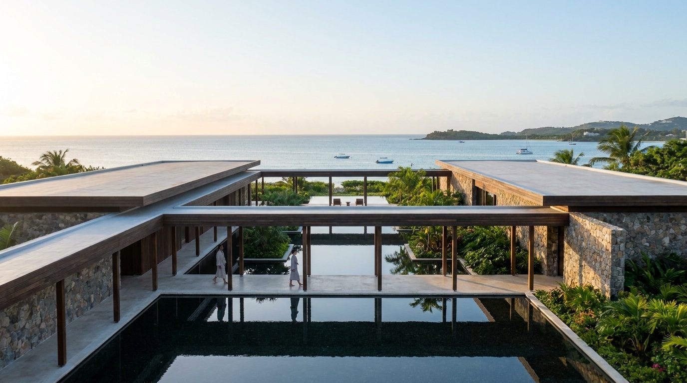 Pabellón Agua — centro cultural y spa en Isla Contadora